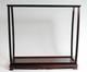 40" Dark Brown Solid Wood Frame Display Stand