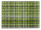 2' X 3' Green Black and Gray Plaid Washable Non Skid Indoor Outdoor Area Rug