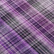 9' X 12' Purple Plaid Washable Non Skid Indoor Outdoor Area Rug