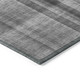 8' Runner Gray Plaid Washable Non Skid Indoor Outdoor Runner Rug