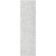 8' Runner Ivory Floral Washable Non Skid Indoor Outdoor Runner Rug