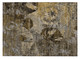 2' X 3' Brown Terracotta and Gray Floral Washable Non Skid Indoor Outdoor Area Rug