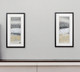 13" X 25" Silver Frame Raindrops (Set Of 2)