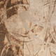 4' X 6' Beige Abstract Area Rug