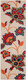6' Red Beige Blue Orange And Red Floral Indoor Outdoor Runner Rug