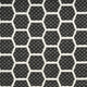 10' Black And Ivory Geometric Indoor Outdoor Runner Rug