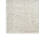 5' X 7' Ivory And Beige Floral Distressed Non Skid Area Rug