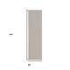 12' Gray And Ivory Geometric Indoor Outdoor Runner Rug