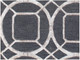 5' X 8' Charcoal and Ivory Abstract Geometric Hand Tufted Area Rug