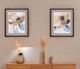 23" X 27" Brushed Silver Frame Watercolor Poppy (Set Of 2)