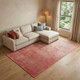 6' X 9' Red Chevron Hand Woven Area Rug