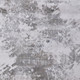 10' X 13' Gray and Silver Abstract Power Loom Worn Faded Area Rug