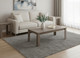 Set of Three 44" Taupe Coffee Table