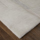 5' X 8' Gray Ivory and Blue Abstract Hand Tufted Area Rug