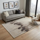 5' X 8' Ivory Taupe and Brown Abstract Hand Tufted Area Rug