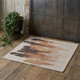 2' X 3' Tan Brown and Orange Abstract Hand Tufted Area Rug
