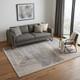 5' X 8' Gray and Ivory Abstract Hand Tufted Area Rug