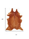 8' X 10' Brown Cowhide Animal Print Power Loom Area Rug