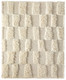 4' X 6' Ivory Wool Geometric Hand Woven Area Rug