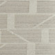 6' X 9' Tan and Ivory Wool Geometric Hand Woven Area Rug