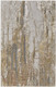 4' X 6' Ivory Gray and Brown Abstract Power Loom Area Rug