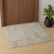 2' X 3' Yellow and Ivory Abstract Hand Woven Area Rug