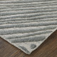 8' X 10' Green and Ivory Abstract Hand Woven Area Rug