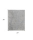 2' X 3' Green and Ivory Abstract Hand Woven Area Rug