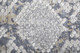 8' X 10' Gray Silver And Blue Geometric Area Rug