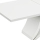 98" White Solid Manufactured Wood Dining Table