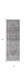 8' Gray Blue and Red Oriental Power Loom Worn Faded Runner Rug With Fringe