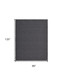 8' X 10' Gray Hand Woven Area Rug
