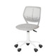 Gray and Black Adjustable Height Swivel Rolling Office Chair