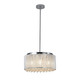 Clear Seven Light Crystal Chandelier With Clear Shades