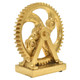 5" Antiqued Brass Resin Tabletop Sculpture