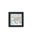 Set Of Two "Peaceful Pastel Peonies" Black Framed Wall Art