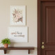 Set Of Two "Good Things are Coming" White Framed Wall Art