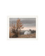 Set Of Two Watkins Glen Farm in Autumn White Framed Wall Art