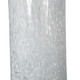 12" Opal Swirl Art Glass Cylinder Table Vase