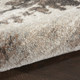 8' Tan Abstract Power Loom Runner Rug
