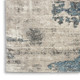 5' X 7' Blue Abstract Power Loom Area Rug