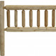 Natural Cedar Log King Headboard