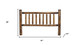 Natural Vintage Brown Finish Cedar Log King Headboard