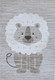 4' X 6' Beige and Gray Juvenile Animals Youthful Area Rug