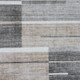 5' X 8' Gray and Brown Abstract Area Rug