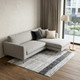 8' X 11' Beige and Brown Abstract Area Rug