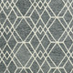 2' X 3' Gray And Ivory Wool Geometric Hand Hooked Area Rug