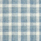 5' X 7' Blue And Ivory Wool Plaid Hand Tufted Area Rug