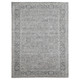 2' X 3' Gray And Dark Gray Wool Medallion Hand Woven Area Rug