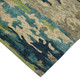 8' X 10' Sand And Green Wool Abstract Hand Tufted Area Rug
